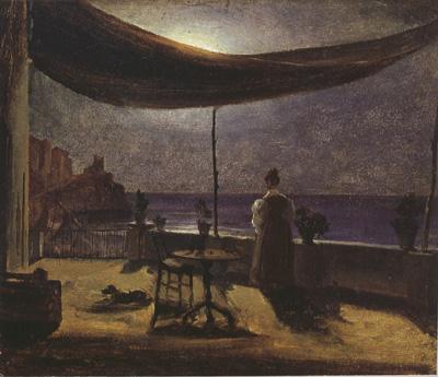 Thomas Fearnley Moonlight in Amalfi (mk22)